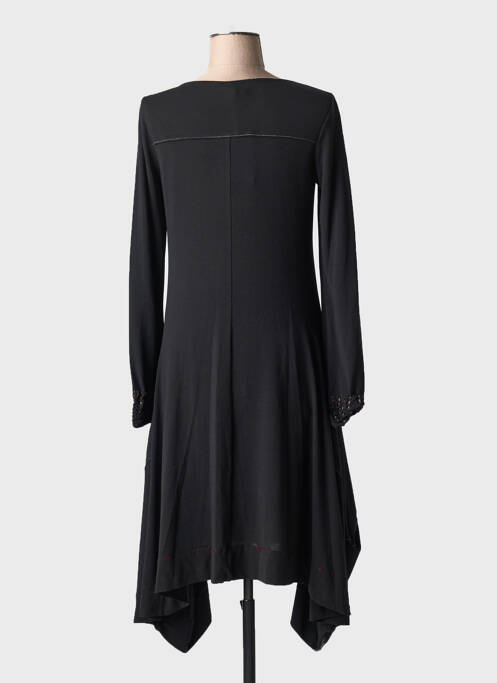 Robe mi-longue noir DECA pour femme
