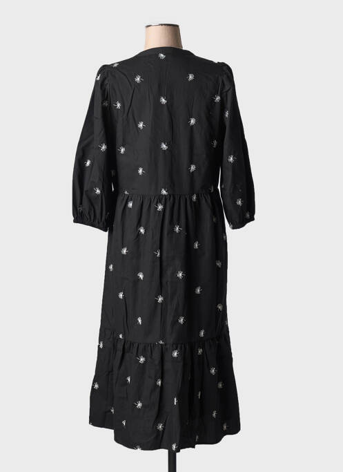 Robe mi-longue noir FRANSA pour femme