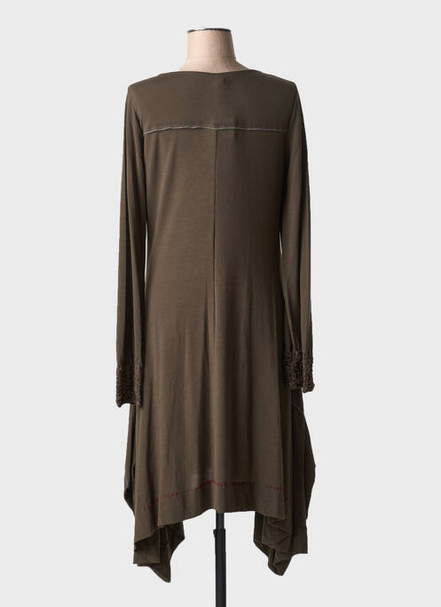 Robe mi-longue vert DECA pour femme