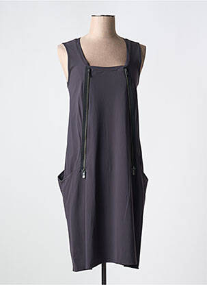 Robe mi-longue sans manche sans manche gris MC PLANET BY INNATE femme
