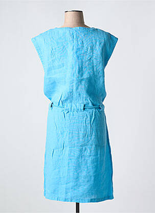 Robe mi-longue sans manche sans manche bleu LILI & CAROLINE femme