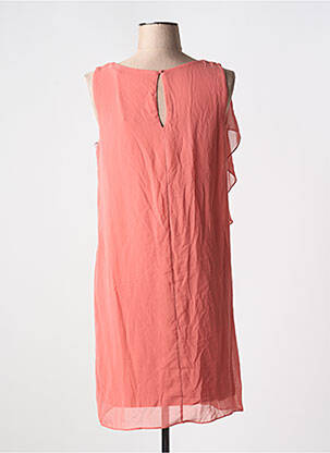 Robe courte coupe fluide sans manche rose NAF NAF femme