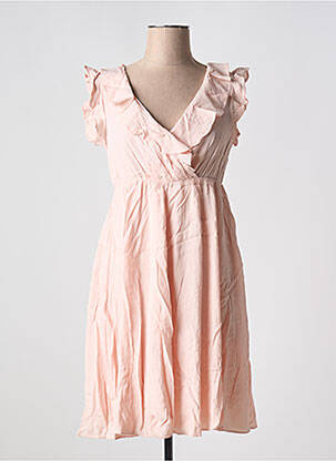 Robe courte sans manche sans manche rose NAF NAF femme