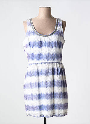 Robe courte sans manche sans manche violet TOMMY HILFIGER femme