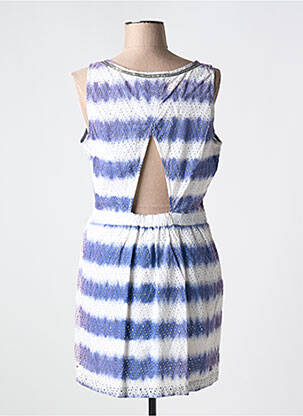 Robe courte sans manche sans manche violet TOMMY HILFIGER femme