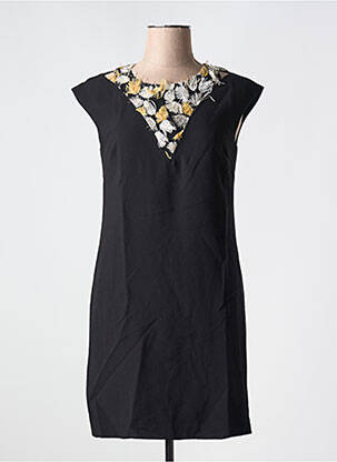 Robe courte sans manche sans manche noir SINEQUANONE femme