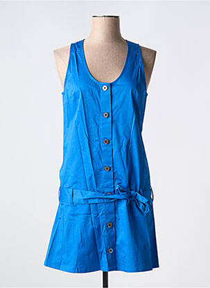 Robe courte sans manche sans manche bleu COP COPINE femme