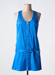 Robe courte sans manche sans manche bleu COP COPINE femme