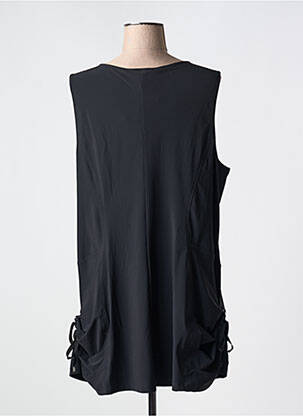 Tunique sans manche coupe fluide noir 3322 femme