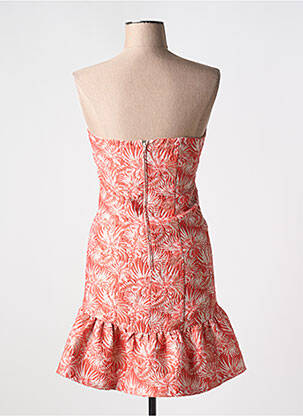 Robe courte sans manche sans manche orange NAF NAF femme