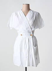 Robe courte blanc BIZANCE pour femme seconde vue