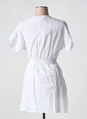 Robe courte blanc BIZANCE pour femme seconde vue