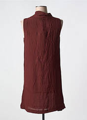 Robe courte marron COP COPINE pour femme seconde vue