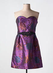 Robe courte violet NAF NAF pour femme seconde vue