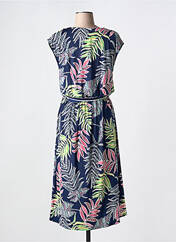 Robe mi-longue bleu LILI & CAROLINE pour femme seconde vue