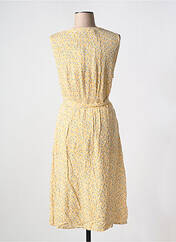 Robe mi-longue jaune FRANSA pour femme seconde vue