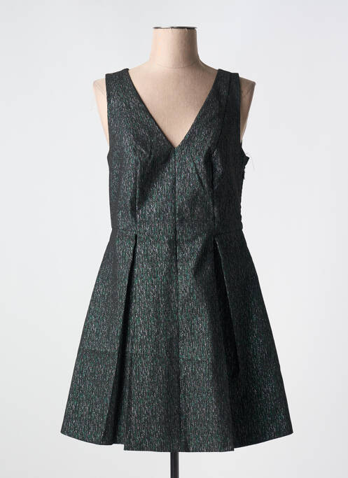 Robe courte sans manche sans manche noir NAF NAF femme