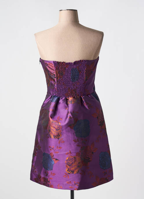 Robe courte sans manche sans manche violet NAF NAF femme