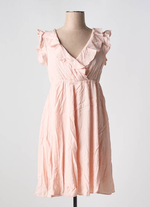 Robe courte rose NAF NAF pour femme