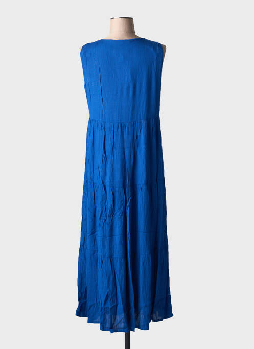 Robe longue bleu LILI & CAROLINE pour femme