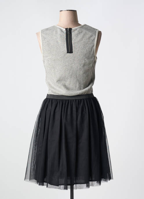 Robe mi-longue gris IKKS pour femme