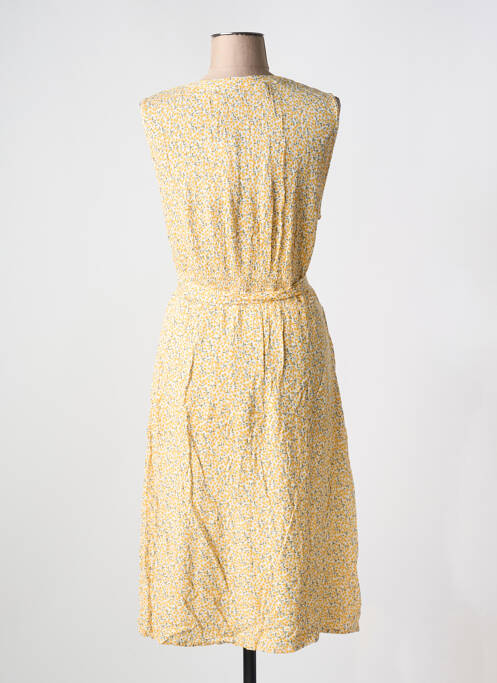 Robe mi-longue jaune FRANSA pour femme