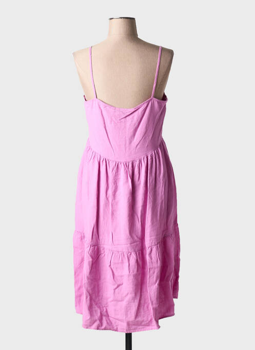 Robe mi-longue rose B.YOUNG pour femme