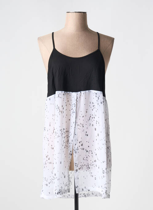 Top noir COP COPINE pour femme