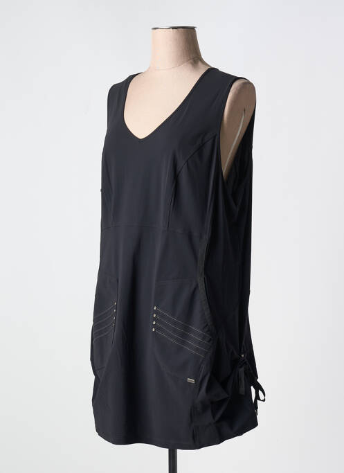 Tunique sans manche noir 3322 pour femme