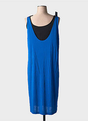 Robe mi-longue sans manche sans manche bleu COP COPINE femme