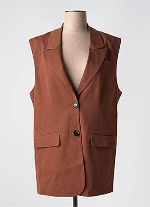 Blazer poches marron B.YOUNG femme