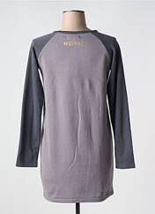 Robe courte gris IKKS pour femme seconde vue