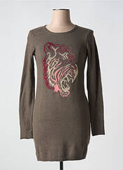 Robe courte marron IKKS pour femme seconde vue