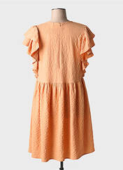 Robe mi-longue orange ICHI pour femme seconde vue
