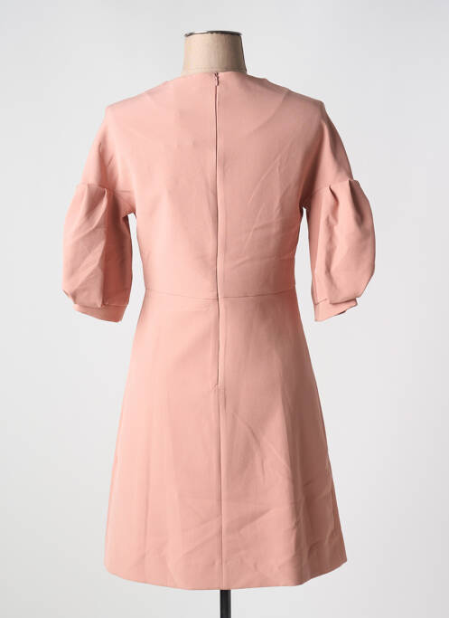 Robe courte coupe évasée manches courtes rose COP COPINE femme