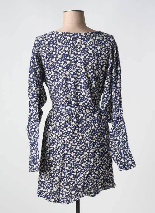 Robe courte bleu BIZANCE pour femme