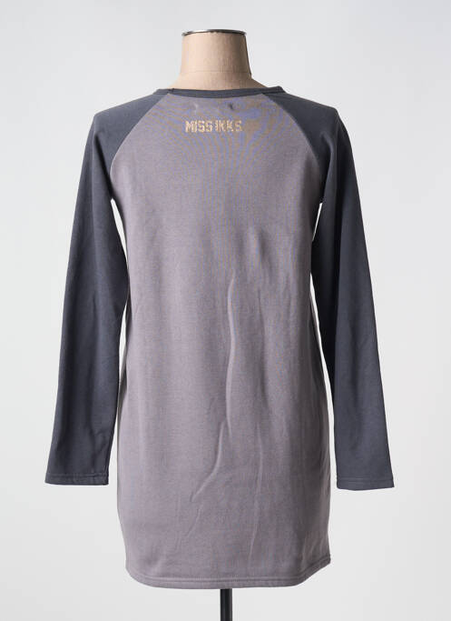 Robe courte gris IKKS pour femme