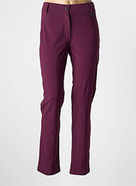 Pantalon slim stretch taille normale violet 3322 femme