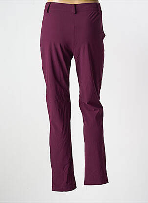 Pantalon slim stretch taille normale violet 3322 femme