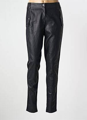 Pantalon slim taille normale taille normale noir INNATE femme