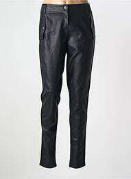 Pantalon slim taille normale taille normale noir INNATE femme