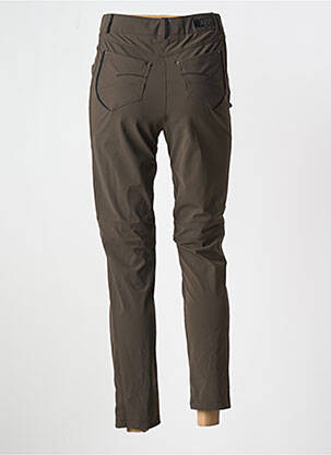 Pantalon slim stretch taille normale marron INNATE femme