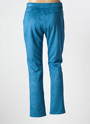 Pantalon slim taille élastique taille normale bleu LI Q femme