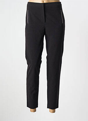 Pantalon slim tissage popeline noir NAF NAF femme