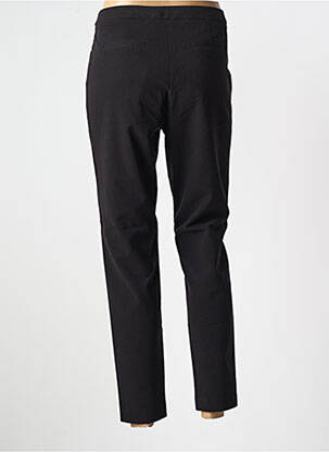 Pantalon slim tissage popeline noir NAF NAF femme