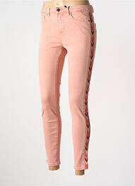 Pantalon slim skinny taille normale rose NAF NAF femme