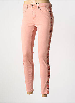 Pantalon slim skinny taille normale rose NAF NAF femme