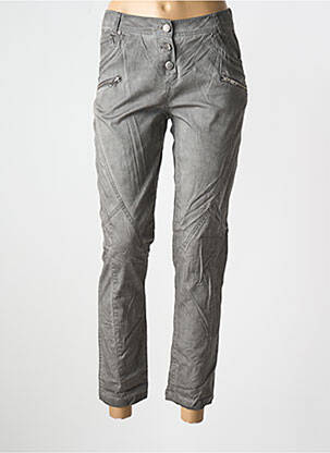 Pantalon slim taille normale taille normale gris DECA femme