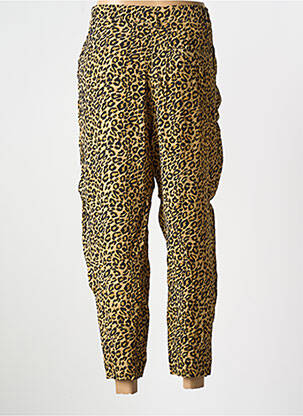 Pantalon large coupe fluide taille normale marron BIZANCE femme