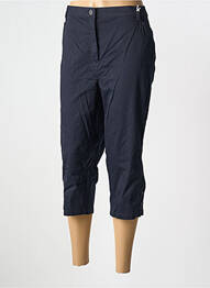 Pantacourt coupe droite taille normale bleu TONI femme